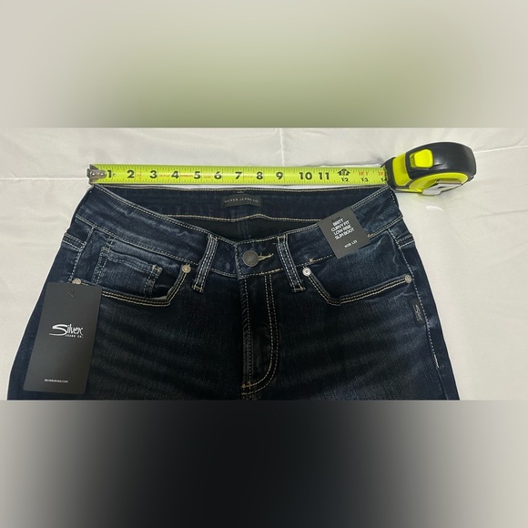 New Silver Jeans Size 28 x 33 BRITT CURVY FIT LOW RISE SLIM BOOT - Picture 6 of 7